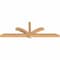 Ekena Millwork Redmond Smooth Timber Gable Bracket, Western Red Cedar, 84"W x 28"H x 3 1/2"D x 3 1/2"F, 8/12 Pitch GBW084X28X0404RED00SWR - alternate 4